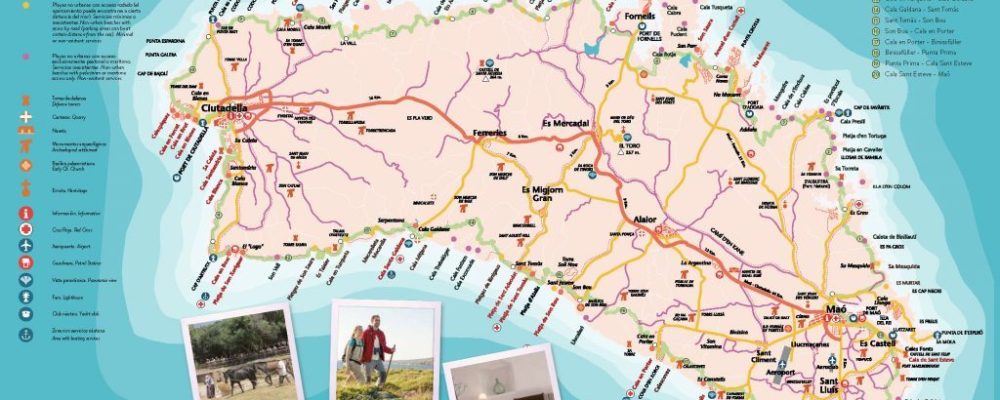 Segunda edición mapa de Menorca Activa